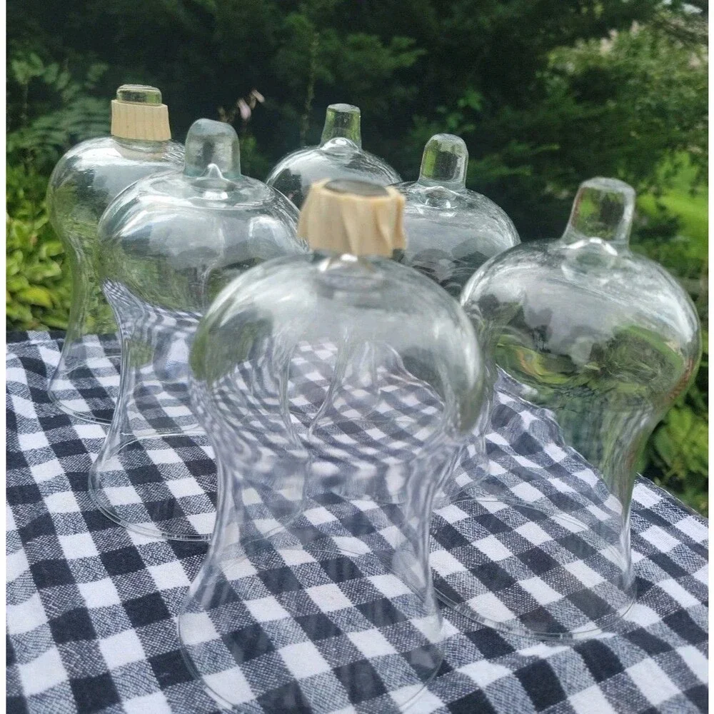 6 HOME INTERIORS / HOMCO VOTIVE CUPS - CLEAR GLASS TRADITIONS Home Decor 90's